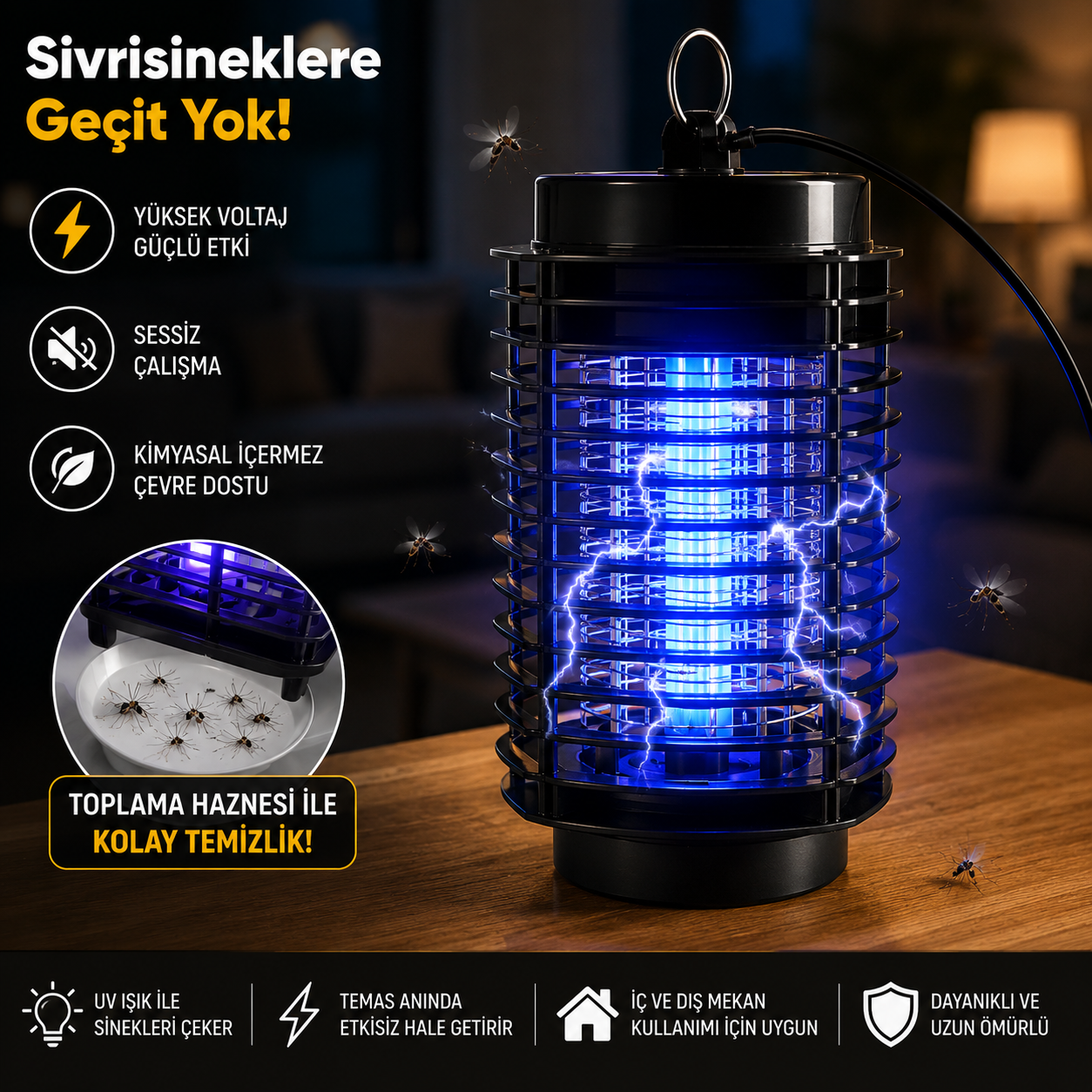 SivriVolt™ UV Sinek Tuzağı