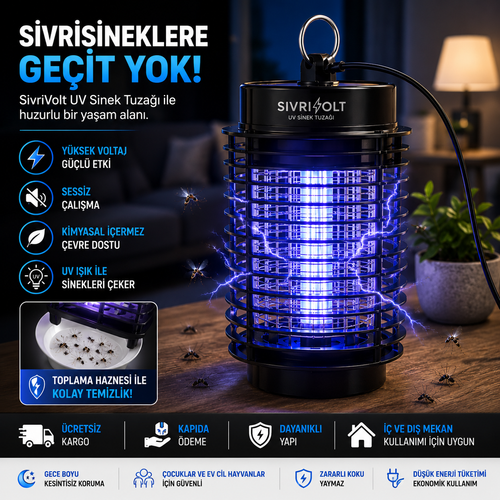 SivriVolt™ UV Sinek Tuzağı